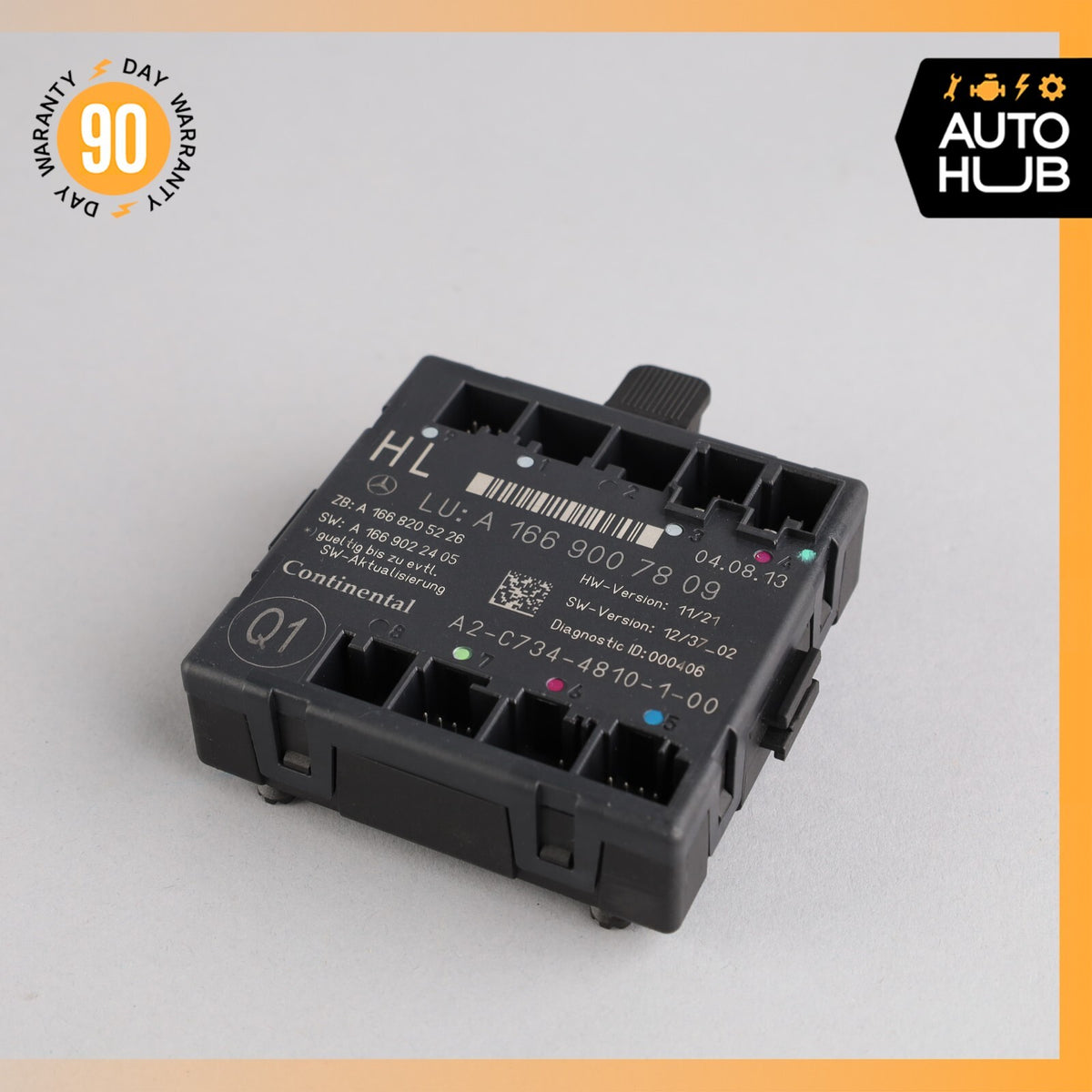 12-19 Mercedes X166 GL450 ML350 GLE350 Rear Left Side Door Control Module OEM - photo 1