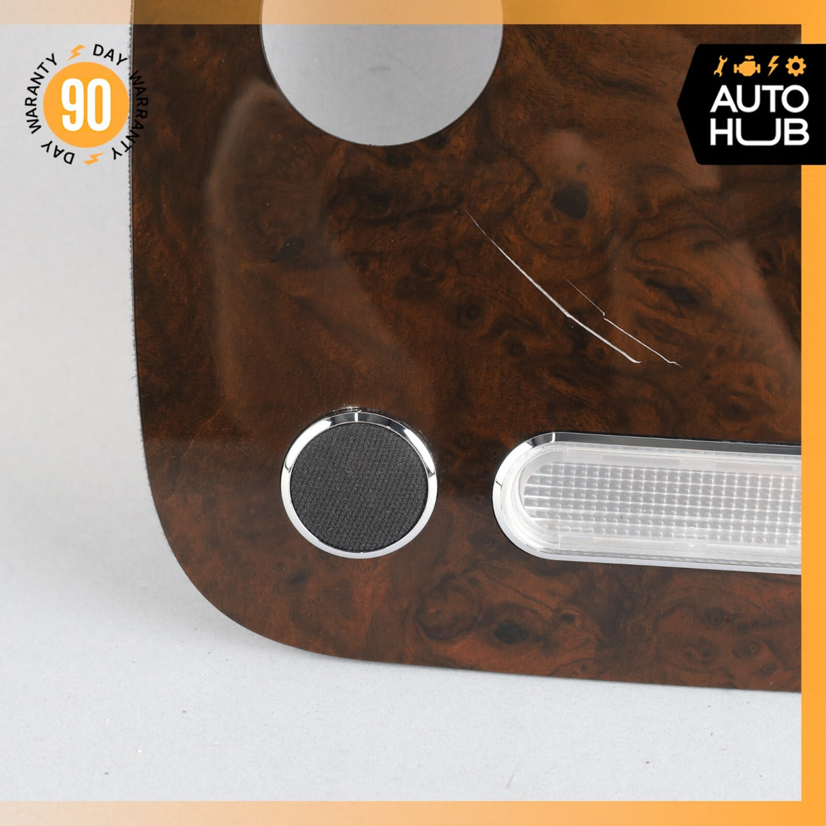 03-10 Bentley Continental GT Coupe Rear Overhead Dome Light Trim Wood OEM 73k - photo 6