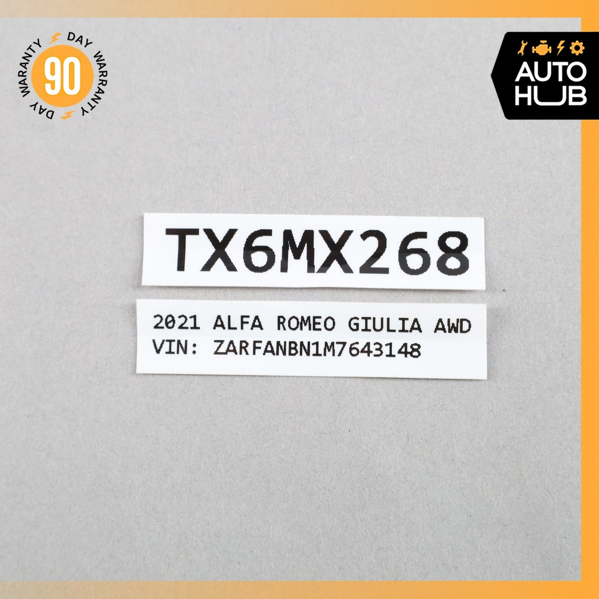 17-23 Alfa Romeo 952 Giulia Rear Trunk Tailgate Parking Camera OEM - photo 11