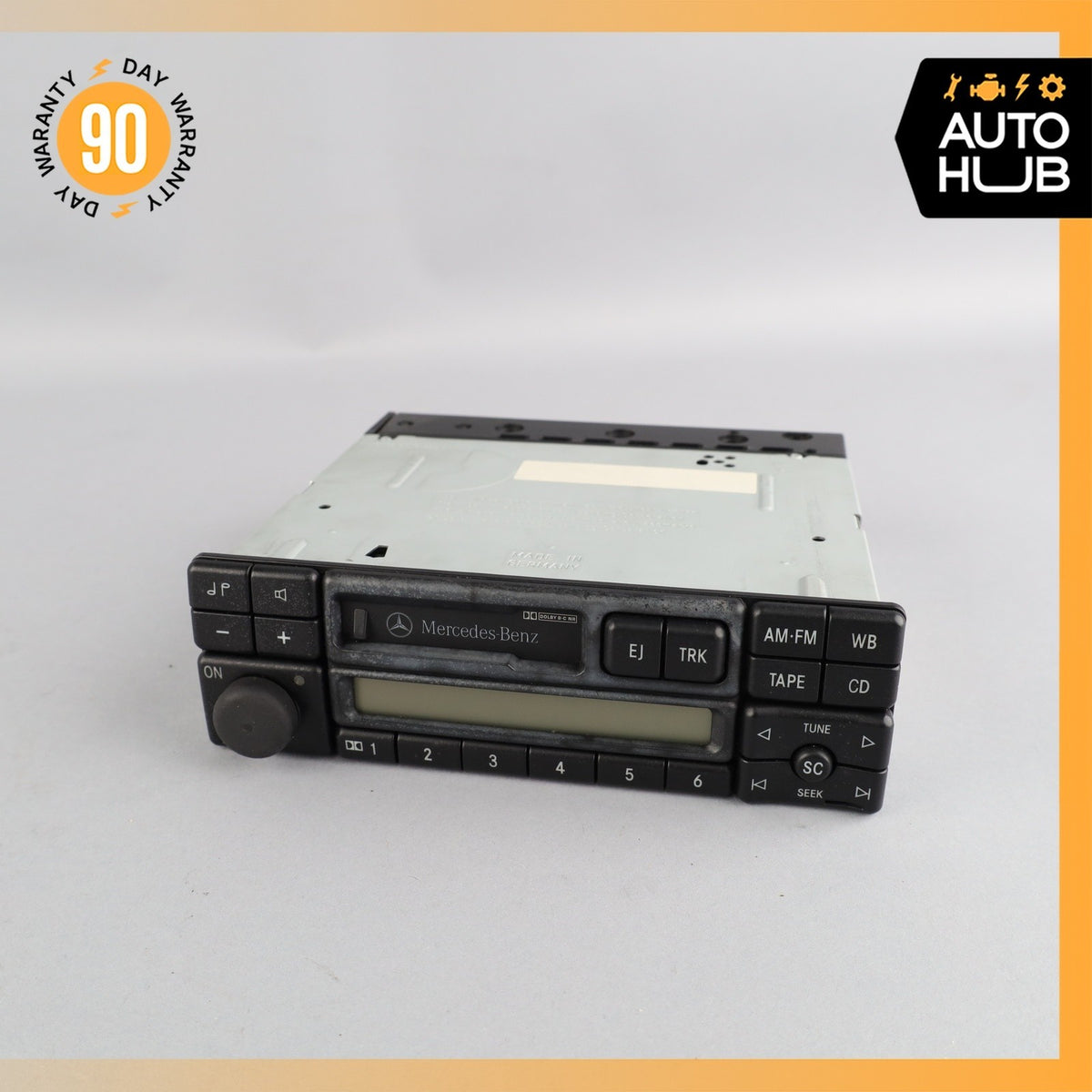 94-99 Mercedes W140 CL600 E320 AM/FM Becker Grand Prix Radio Cassette Player OEM - photo 2