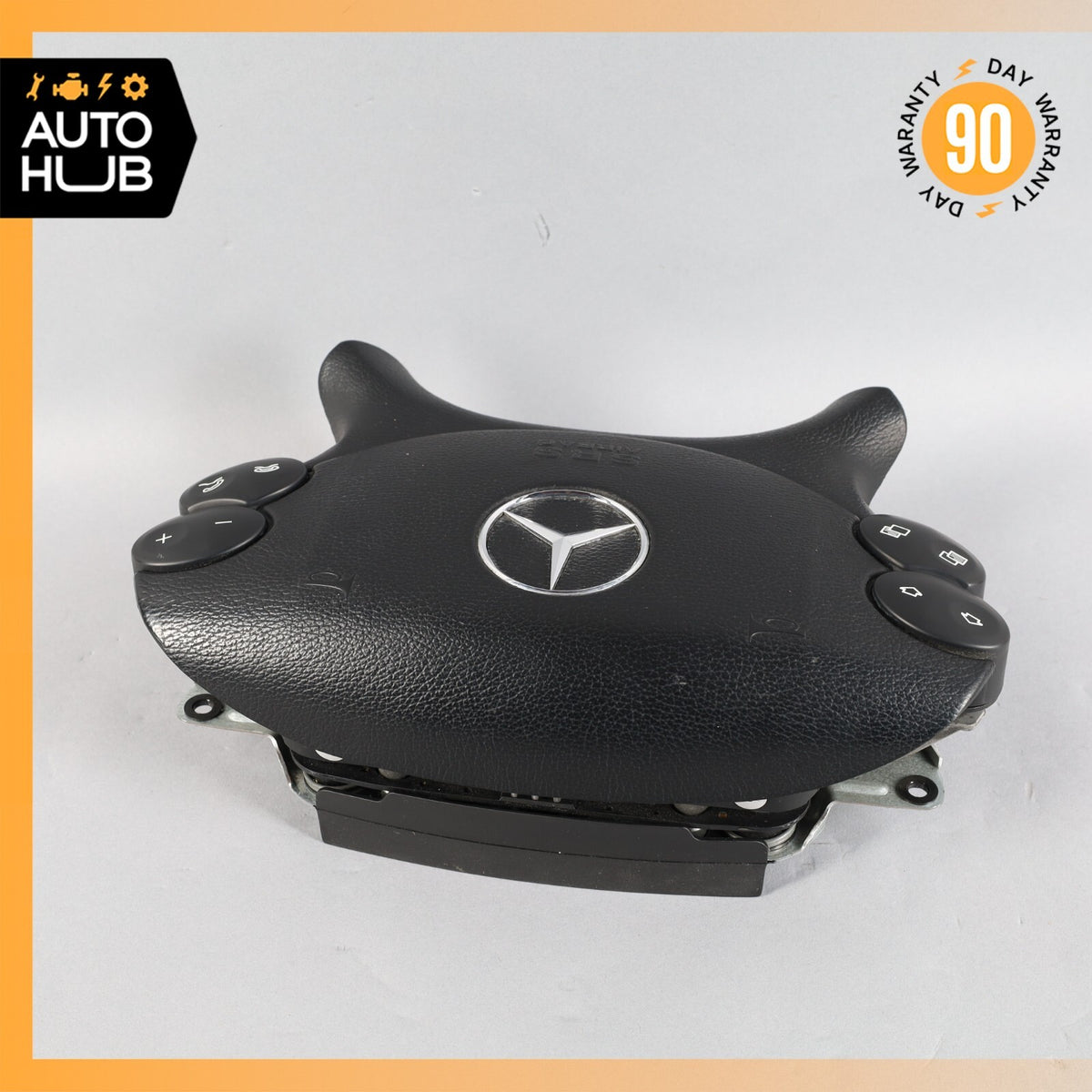 Mercedes R230 SL500 SL55 AMG CLK500 E350 Steering Wheel Airbag Air Bag Black OEM - photo 7