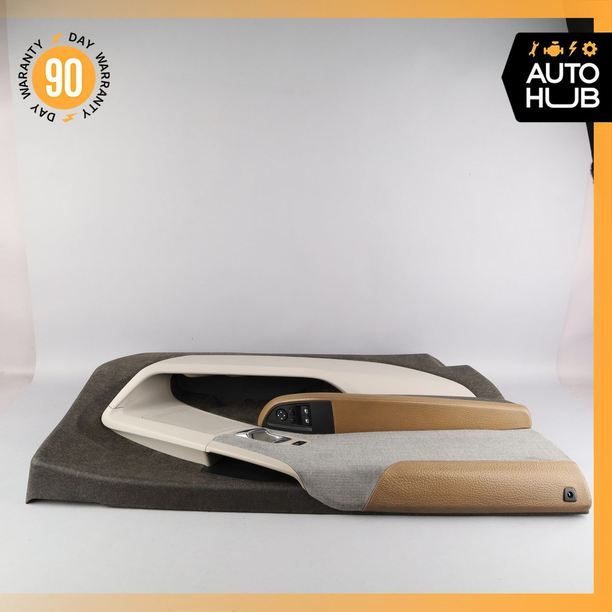 14-17 BMW i3 I01 Front Left Driver Side Interior Door Panel OEM 43k - photo 12