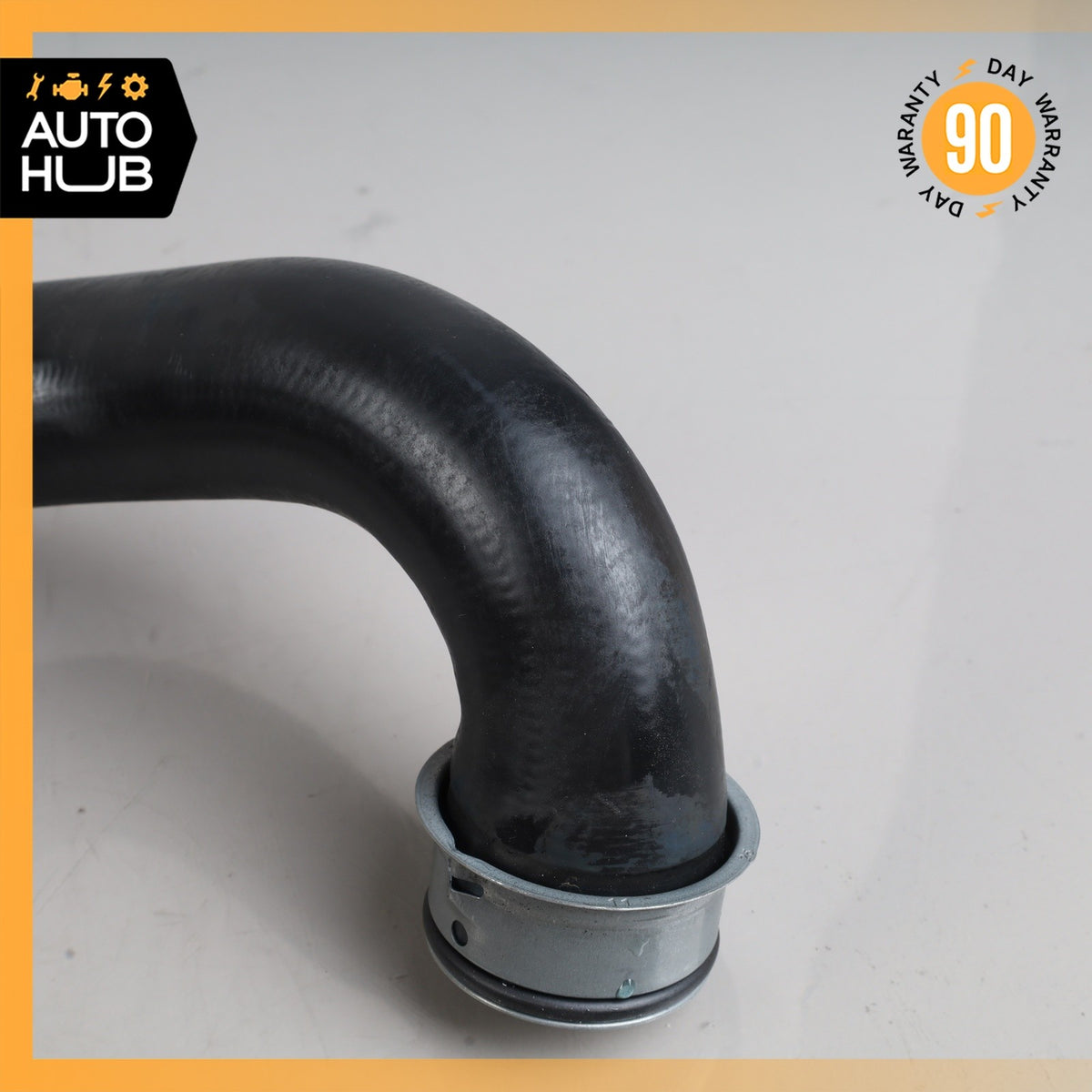 06-09 Mercedes W211 E350 Lower Radiator Cooling Hose Pipe 2115018182 OEM - photo 7
