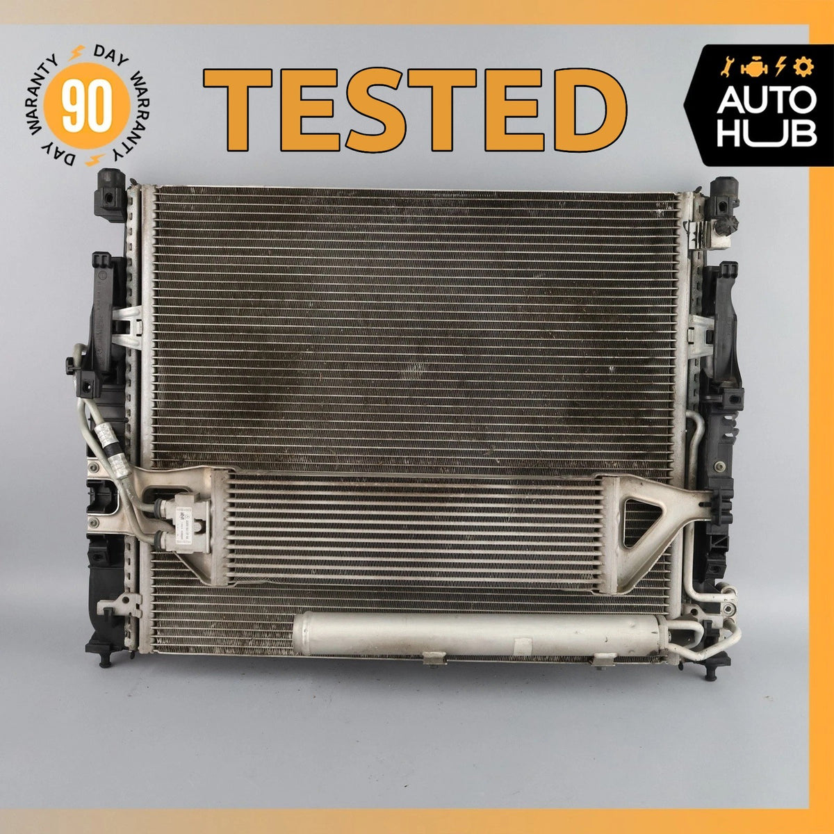06-13 Mercedes X164 GL350 R350 Cooling Radiator AC Condenser Oil Cooler OEM - photo 1