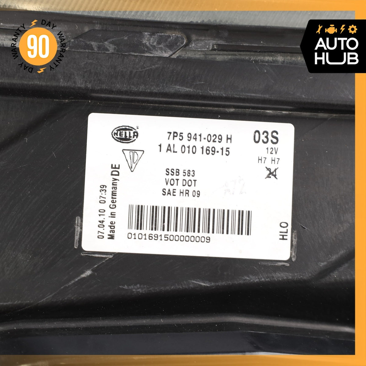 11-14 Porsche Cayenne 958 Left Driver Side Headlight Lamp Halogen OEM - photo 20