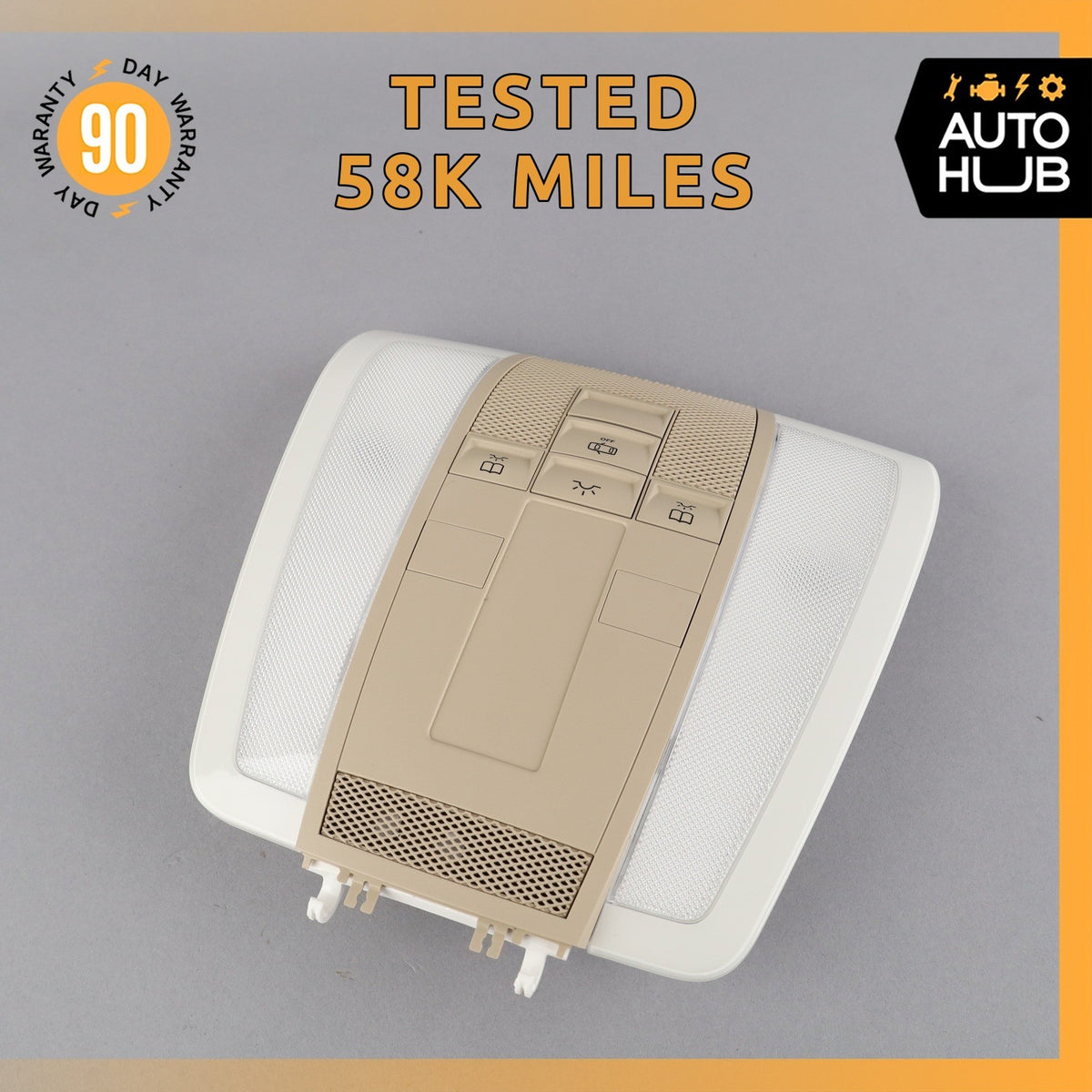 11-16 Mercedes W207 E350 E550 E400 Overhead Dome Light Lamp 2078200101 Beige OEM - photo 1