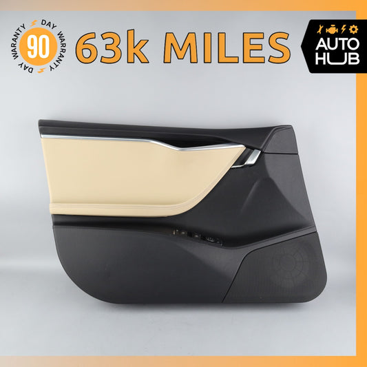 12-20 Tesla Model S Front Left Side Interior Door Panel 600607118J OEM 63k - photo 1