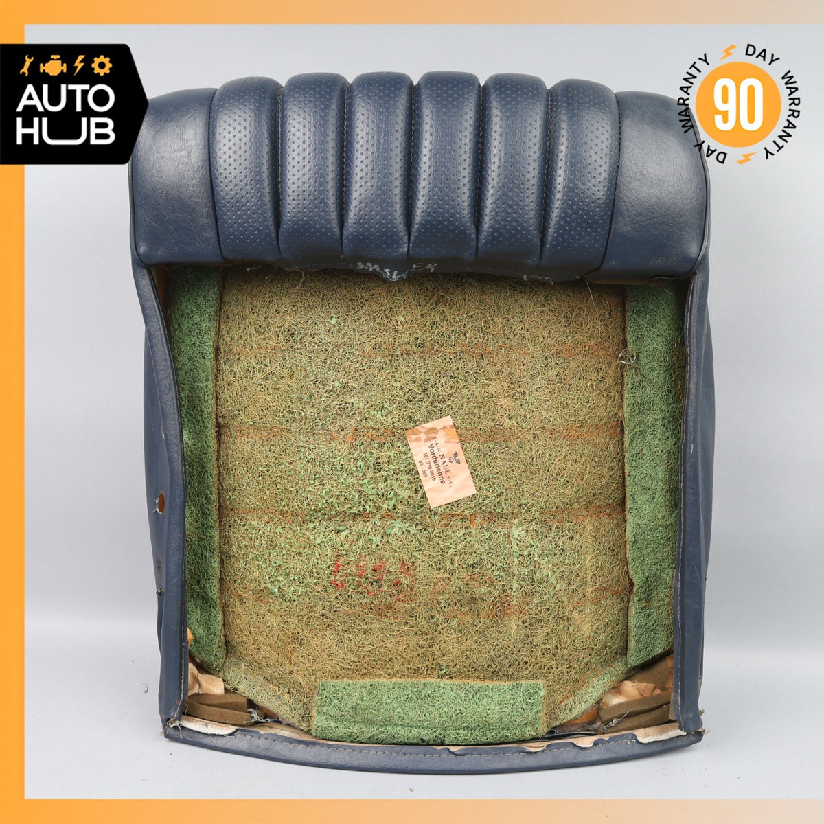 80-89 Mercedes R107 380SL 560SL Top Upper Seat Cushion Right Side Blue OEM - photo 8