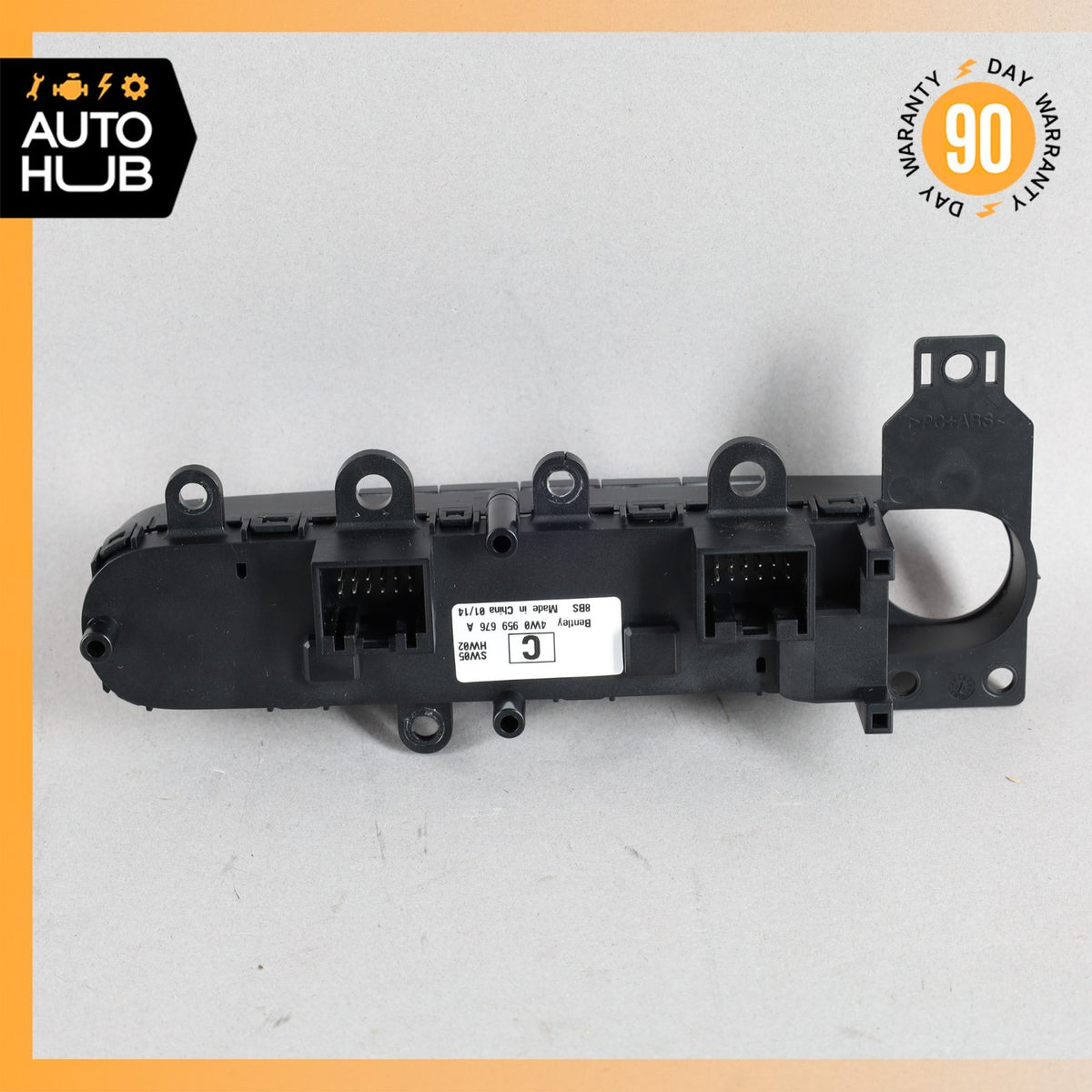 14-15 Bentley Flying Spur Center Console Switch Panel 4W0959676A OEM 40k - photo 6