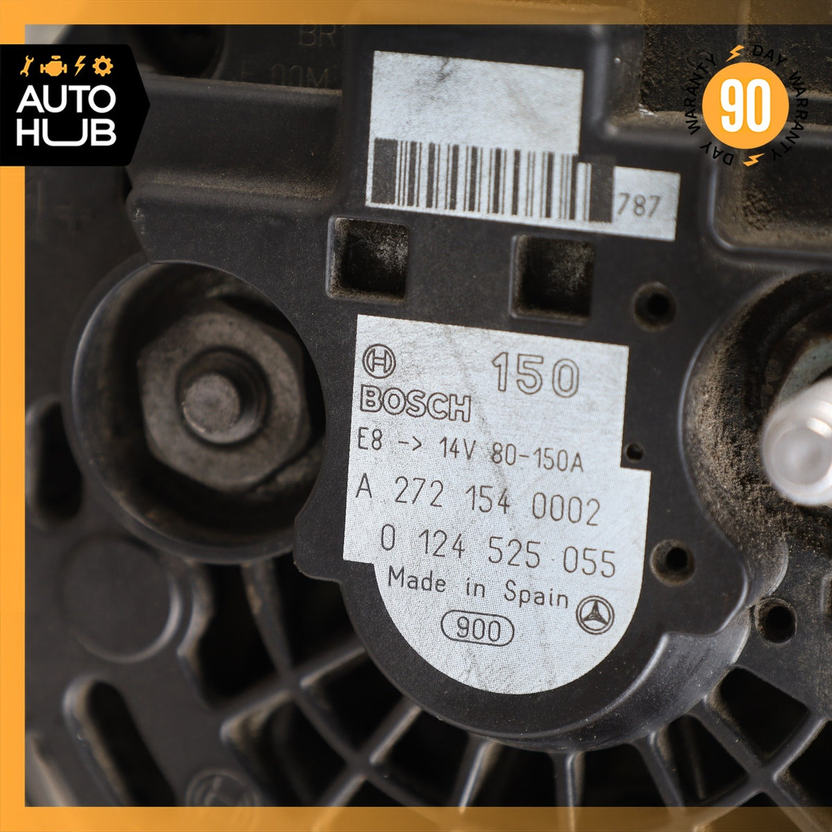 05-11 Mercedes W211 E350 C300 Generator Alternator 150A 2721540002 OEM - photo 11