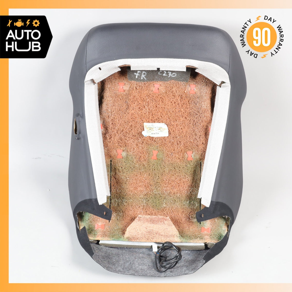 05-07 Mercedes W203 C230 C350 Front Right Side Top Upper Sport Seat Cushion OEM - photo 14