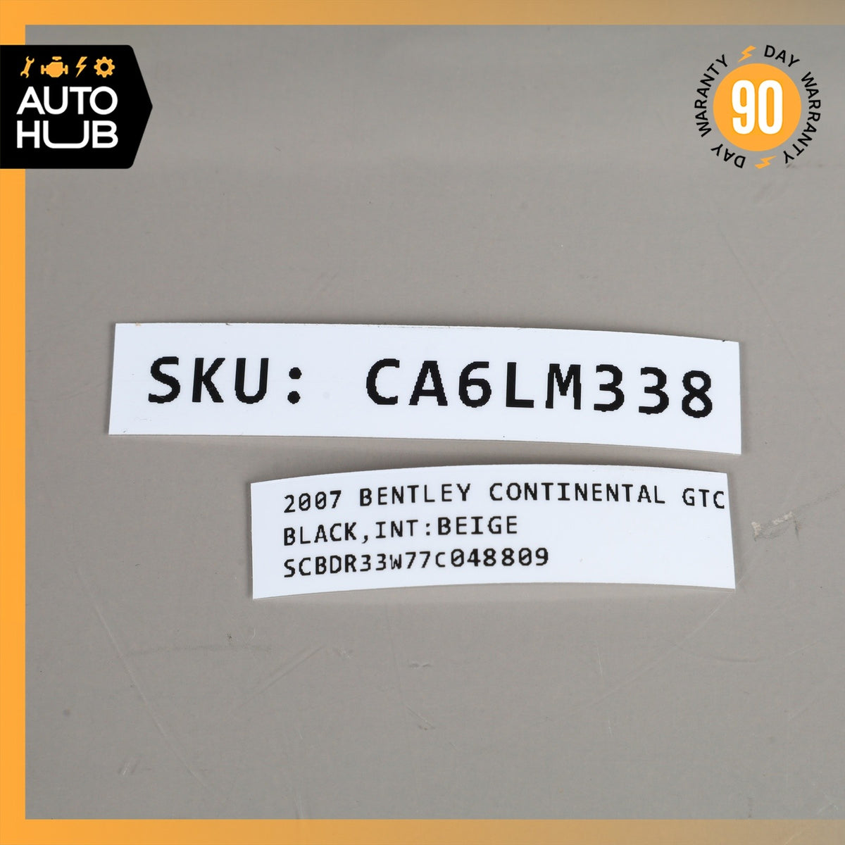 2007 Bentley Continental GTC Communication Phone Control Module OEM 40k - photo 16