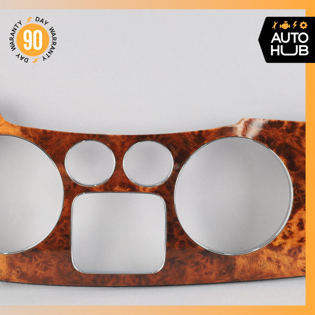 03-13 Bentley Continental GTC GT Dash Panel Speedometer Bezel Trim Wood OEM 46k - photo 3