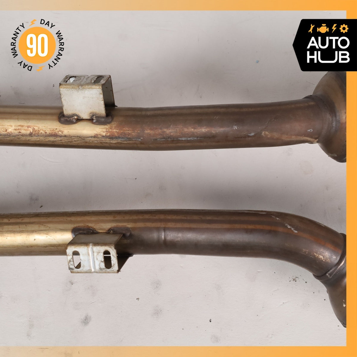 Mercedes W219 CLS550 E550 RWD Engine Left & Right Side Exhaust Downpipe Set OEM - photo 14