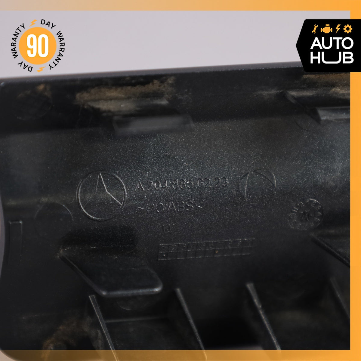 12-14 Mercedes W204 C250 C350 Sport Rear Bumper Tow Hook Hitch Cover Lid OEM - photo 7