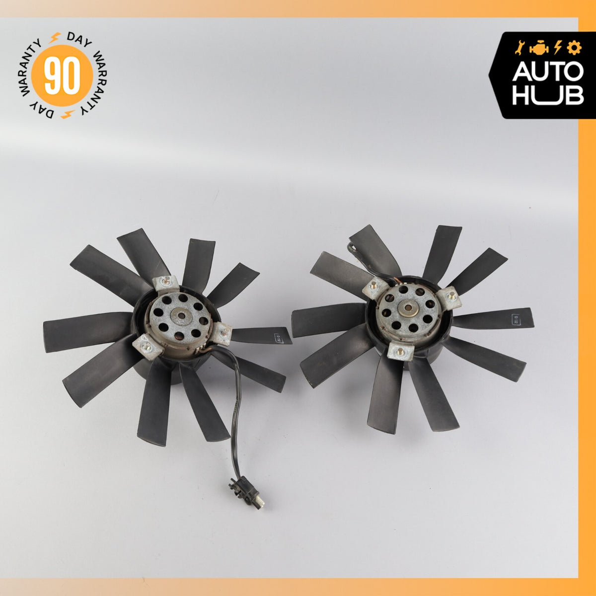 90-02 Mercedes R129 SL320 SL500 Radiator Cooling Fan Motor Set 0005007693 OEM - photo 9