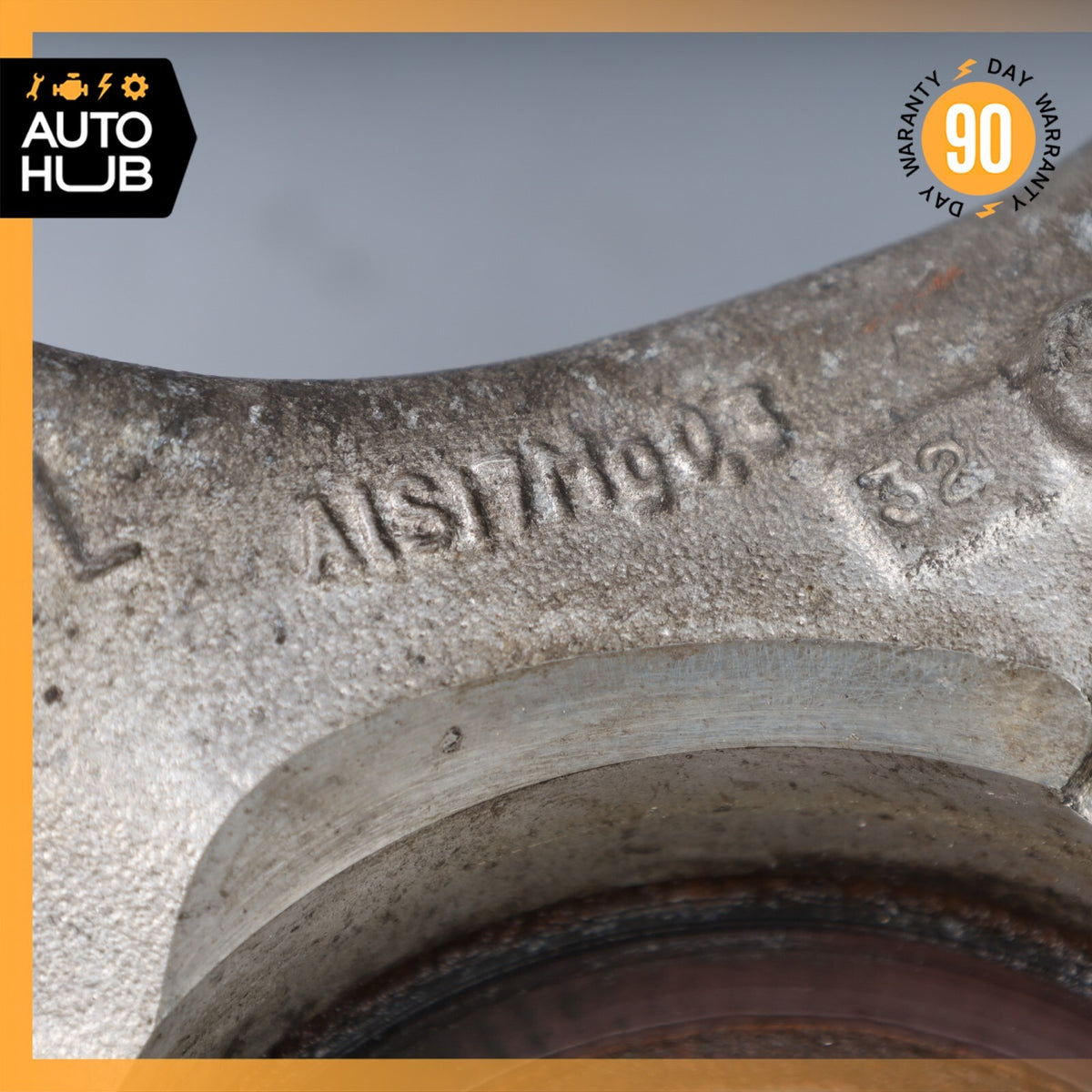 03-13 Bentley Continental Flying Spur Rear Left Side Spindle Knuckle Hub OEM 80k - photo 15