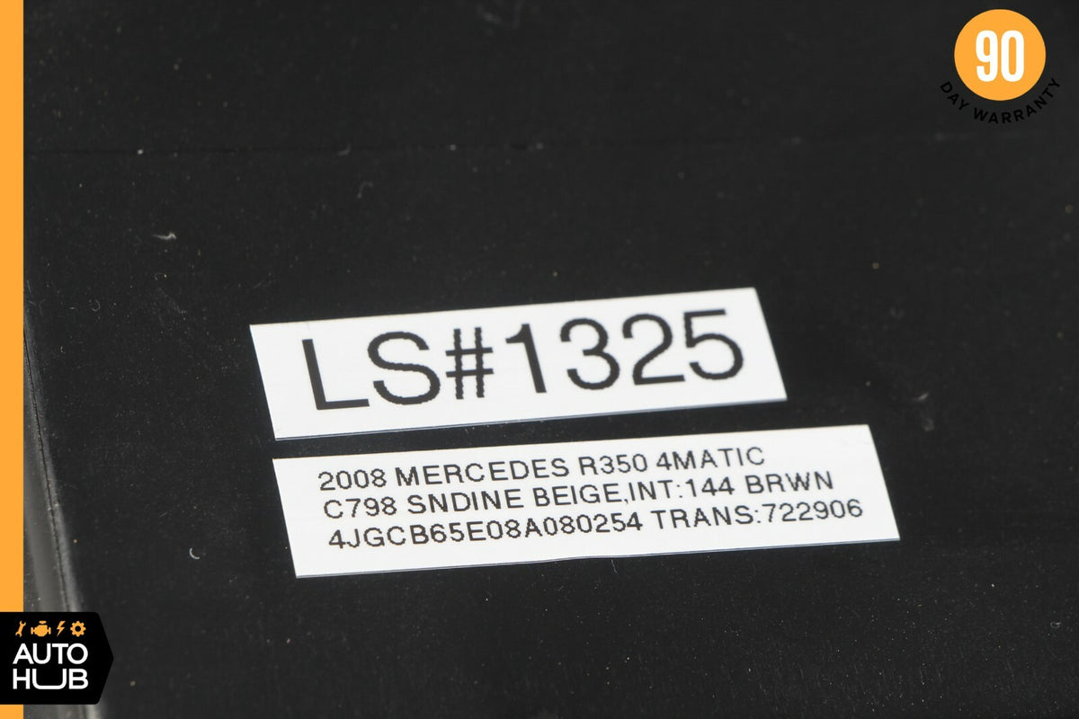 06-10 Mercedes W251 R350 R320 Dashboard Glove Box Storage Compartment Beige OEM - photo 12