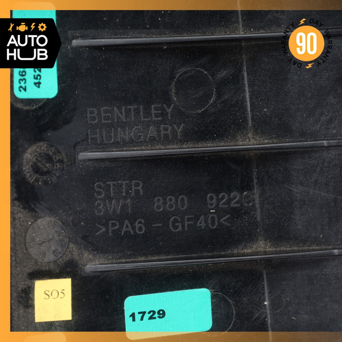07-18 Bentley Continental GT GTC Flying Spur Knee Airbag Air Bag Left Side OEM - photo 15