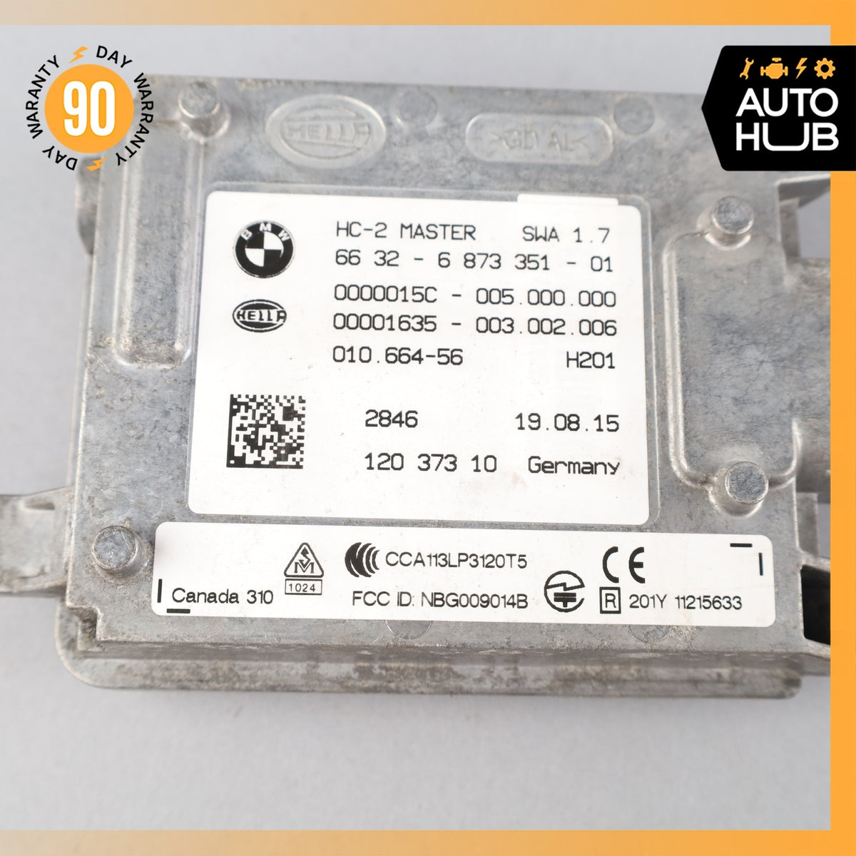 11-19 BMW F15 X5 X6 X3 X4 Rear Left Distance Radar Blind Spot Control Module OEM - photo 9