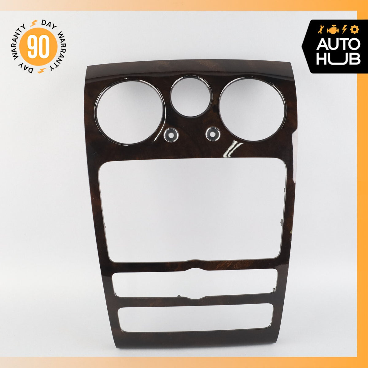 03-13 Bentley Continental GTC GT Center Dashboard Instrument Panel Wood OEM 63k - photo 1