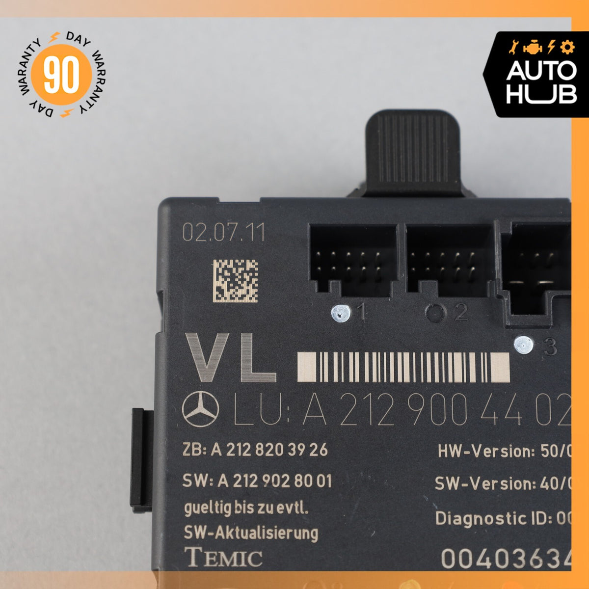 08-18 Mercedes W207 E350 SLK350 E400 Front Left Side Door Control Module OEM - photo 7
