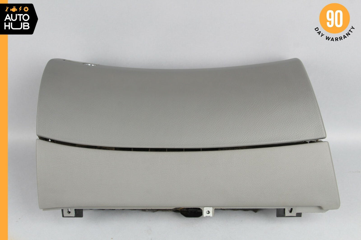 07-09 Mercedes W221 S550 S450 Dashboard Dash Glove Box Compartment Gray OEM - photo 8