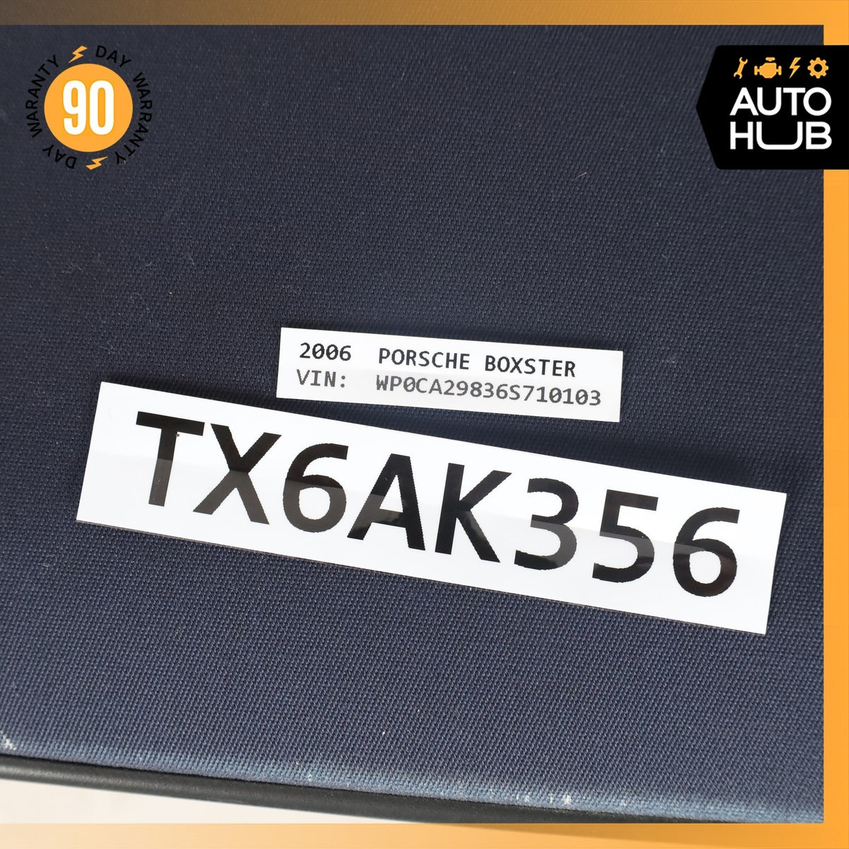 05-08 Porsche Boxster 987 Convertible Soft Top Roof Blue OEM 62k - photo 23