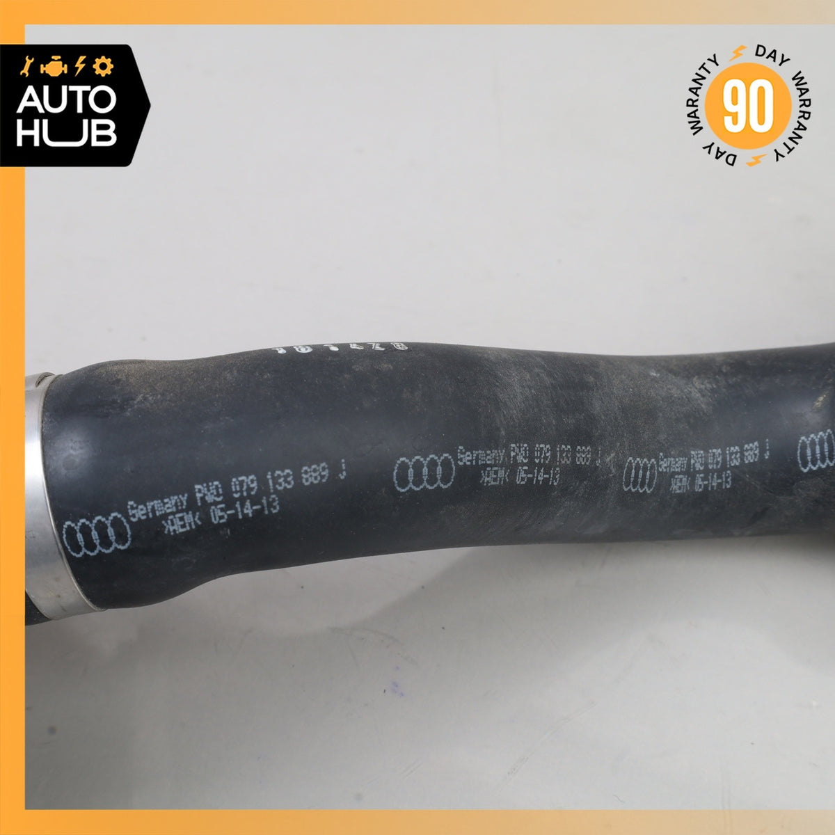 Audi C7 S6 A6 Secondary Air Smog Pump Filter w/ Line OEM 51k - photo 8