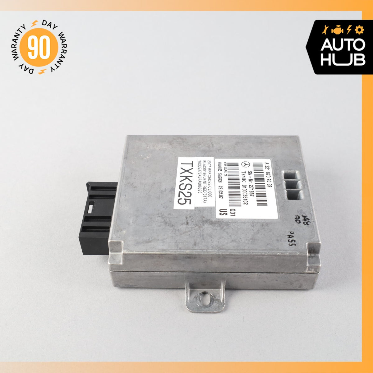07-14 Mercedes W216 CL600 S63 Voice Language Communication Control Module OEM - photo 3