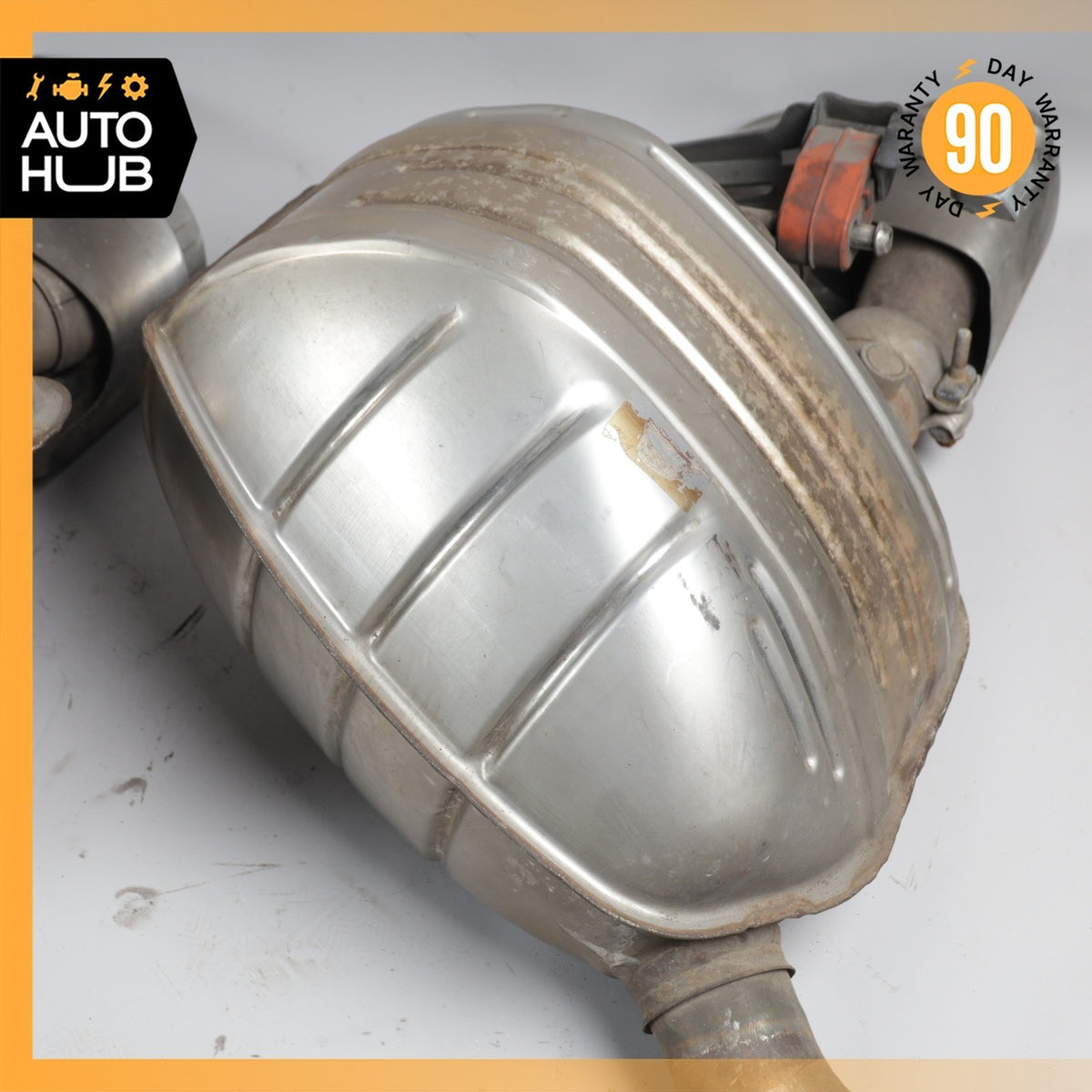 10-16 Porsche Panamera 970 Turbo Sport Exhaust Muffler Right & Left Set OEM 68k - photo 17