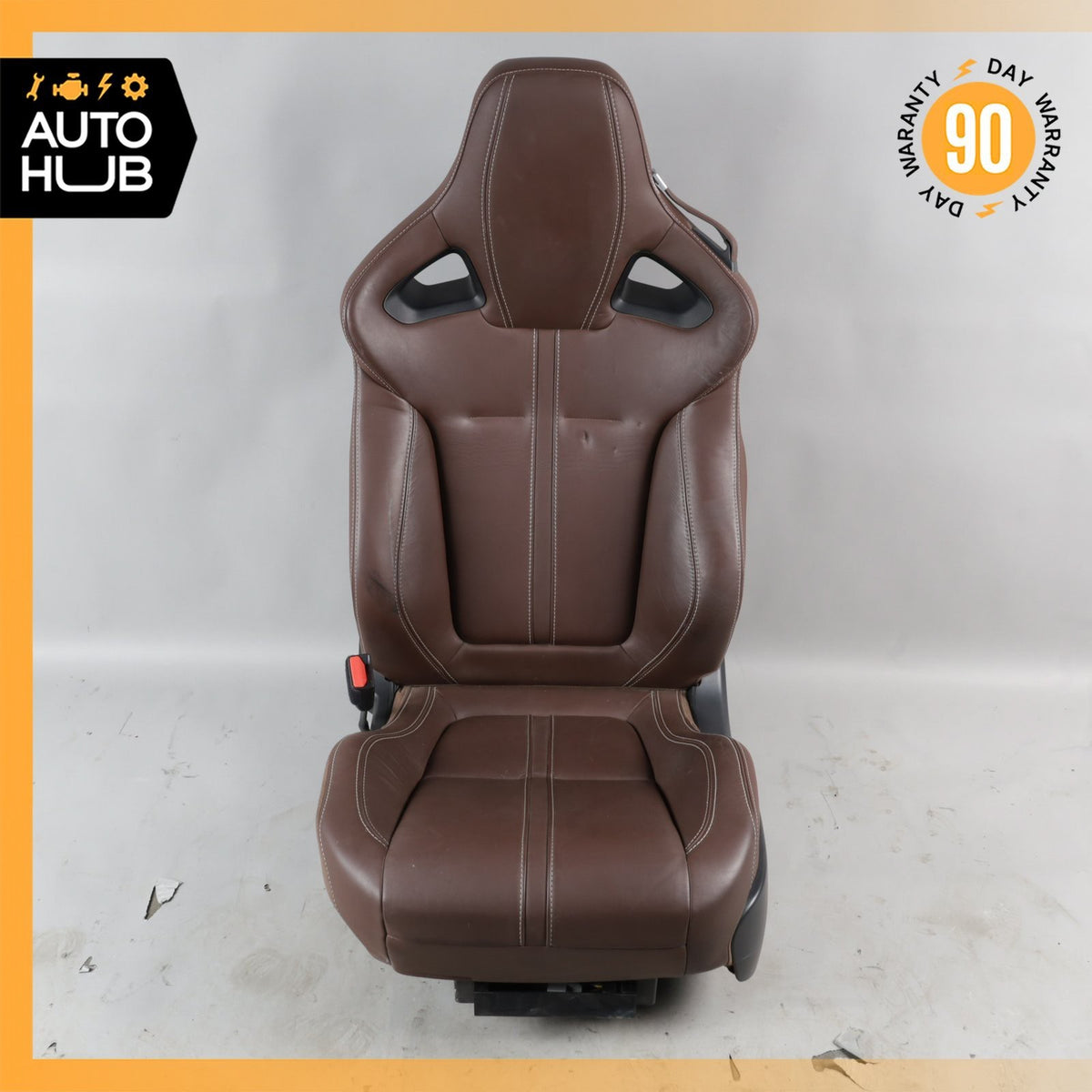 15-17 Jaguar F-Type Coupe Left Driver Side Seat Cushion Assembly Brown OEM - photo 1