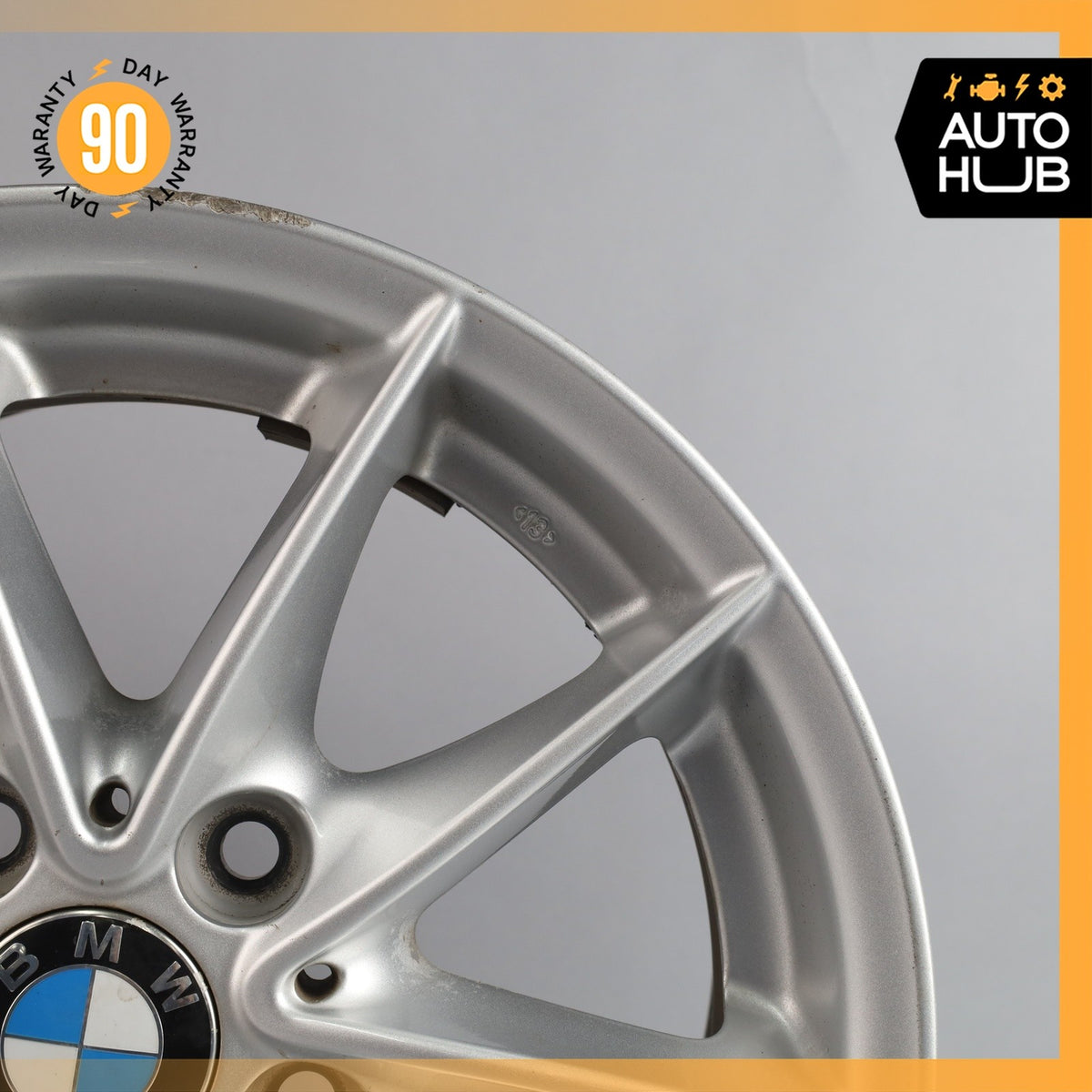 BMW E88 128i 135i 7 x 16 16" Style 360 Wheel Rim Silver 36116795207 OEM - photo 3