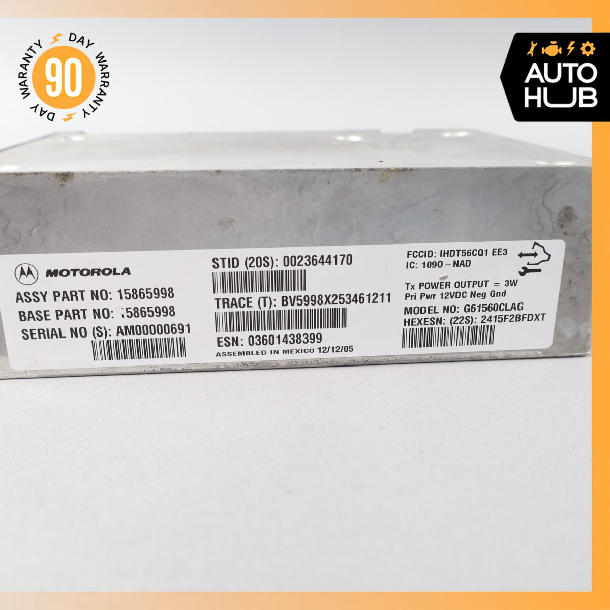 04-06 Cadillac XLR Communication Interface Module 15865998 OEM - photo 8