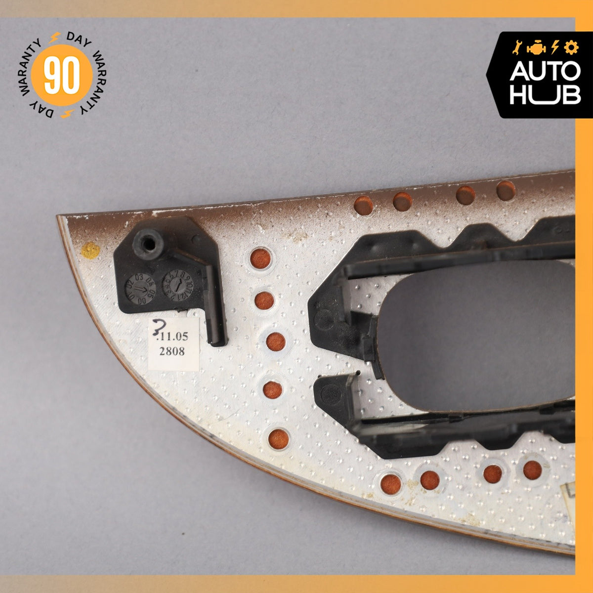 06-09 Mercedes W209 CLK550 CLK350 Right Side Window Switch Trim Wood OEM - photo 6