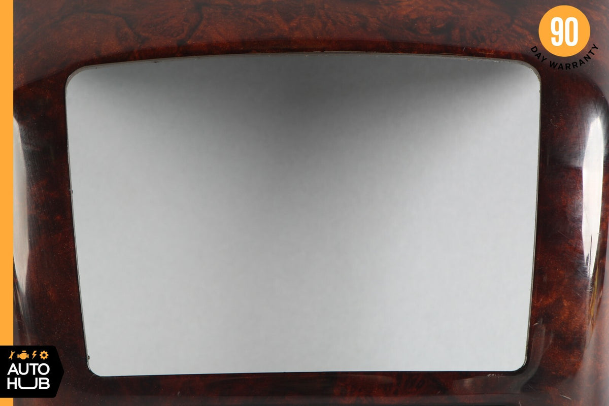 07-13 Mercedes W221 S550 S63 AMG Center Console Rear AC Control Trim Bezel Wood - photo 2