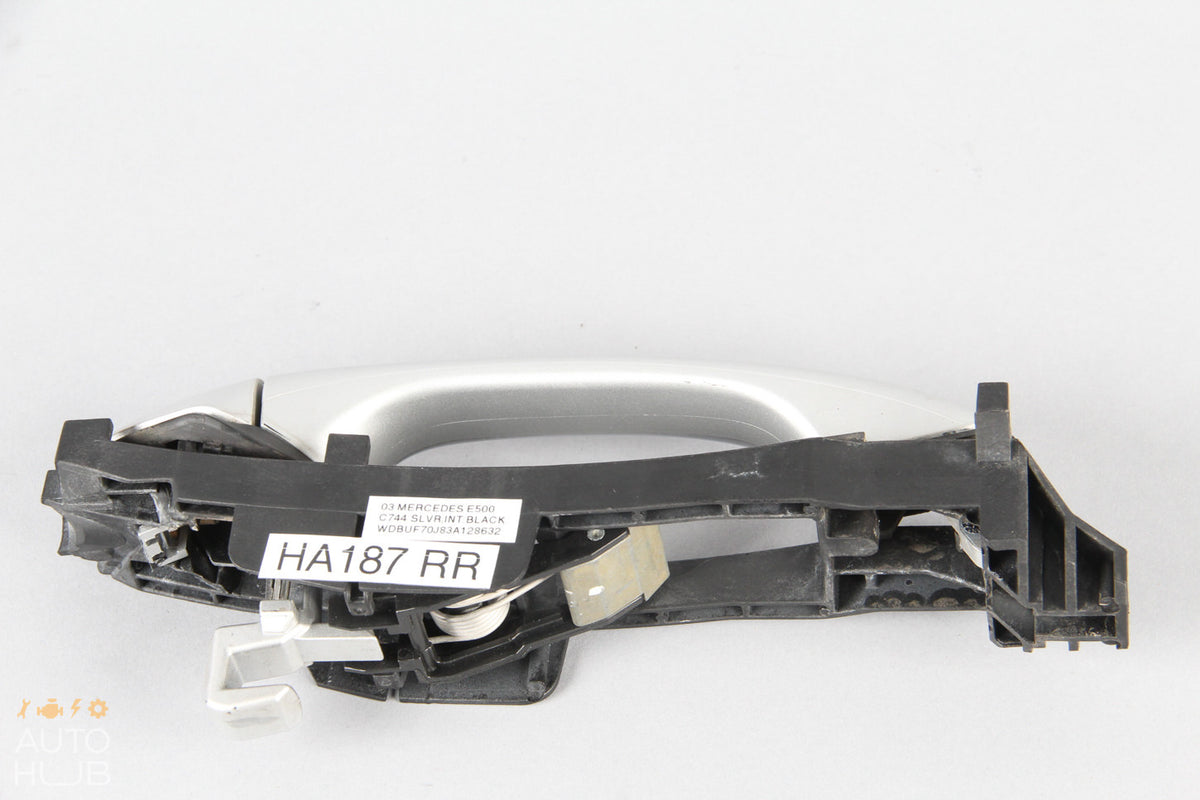 03-09 Mercedes W211 E500 E55 Exterior Door Handle Rear Right Passenger Silver - photo 9