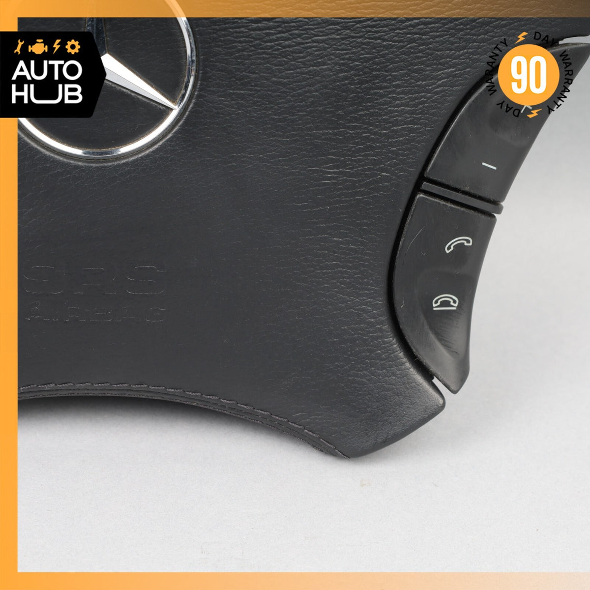 00-06 Mercedes W215 CL500 S350 CL55 AMG Steering Wheel Air Bag Airbag Black OEM - photo 3
