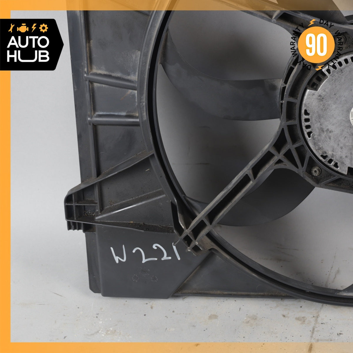 07-13 Mercedes W221 S550 S450 Engine Cooling Fan Motor Assembly 2215000493 OEM - photo 4