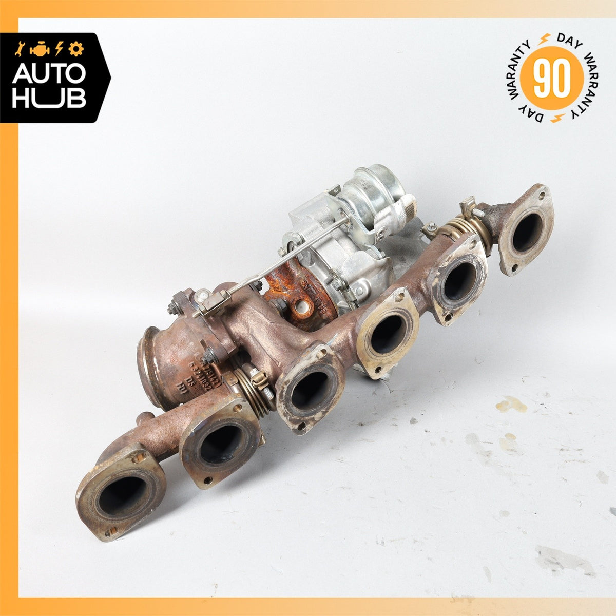 03-17 Mercedes W221 S600 SL600 M275 Turbocharger Turbo Manifold Right Side OEM - photo 19