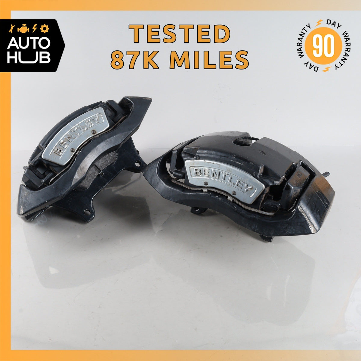 03-13 Bentley Continental GT GTC Front Brake Calipers Left and Right Set OEM - photo 1