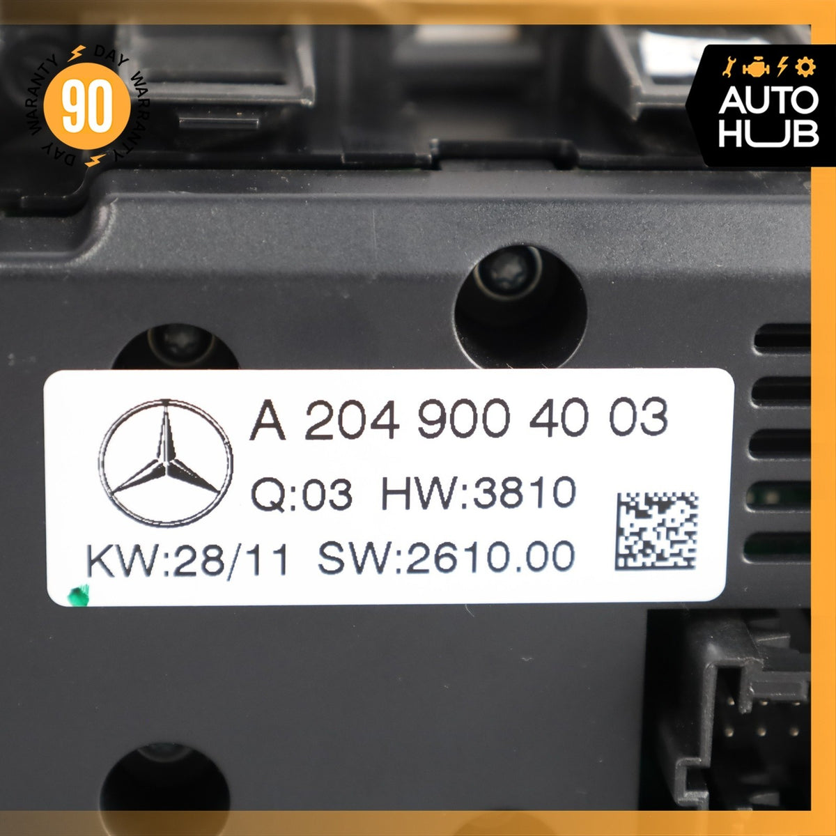 Mercedes W218 CLS550 AC A/C Heater Climate Control w/ Trim 2049004003 OEM - photo 18