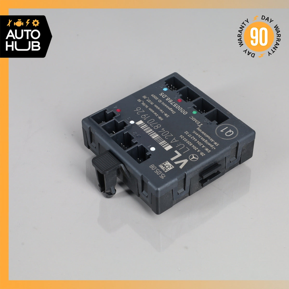 08-18 Mercedes W204 C63 E400 CLS550 Front Left Side Door Control Module OEM - photo 2
