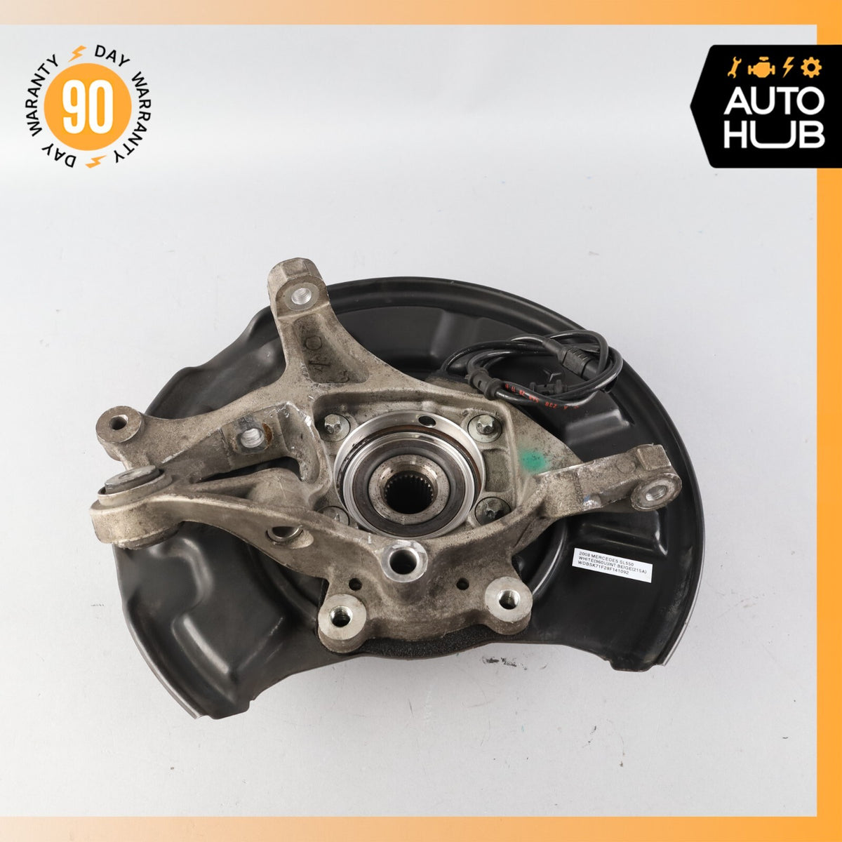 03-12 Mercedes R230 SL550 SL500 Rear Left Driver Side Spindle Knuckle Hub OEM - photo 6