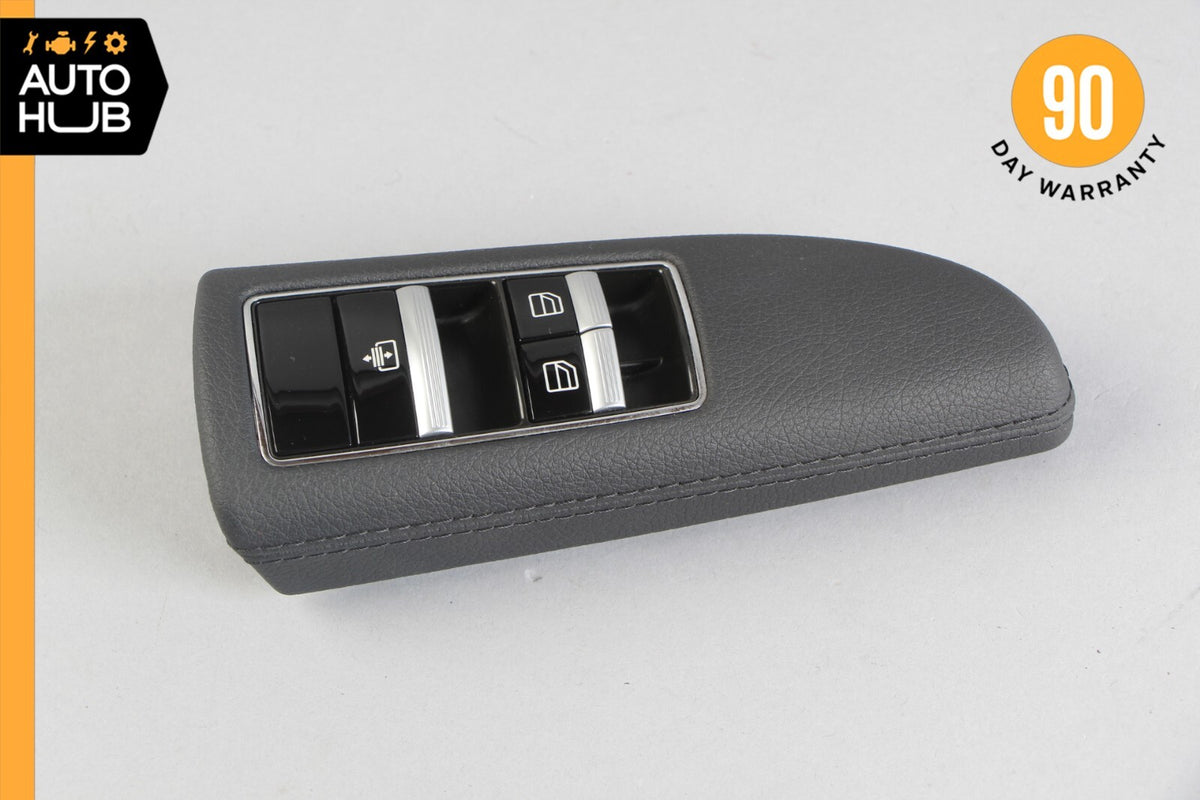 10-13 Mercedes W221 S400 S550 Rear Left Driver Window Control Switch Black OEM - photo 1