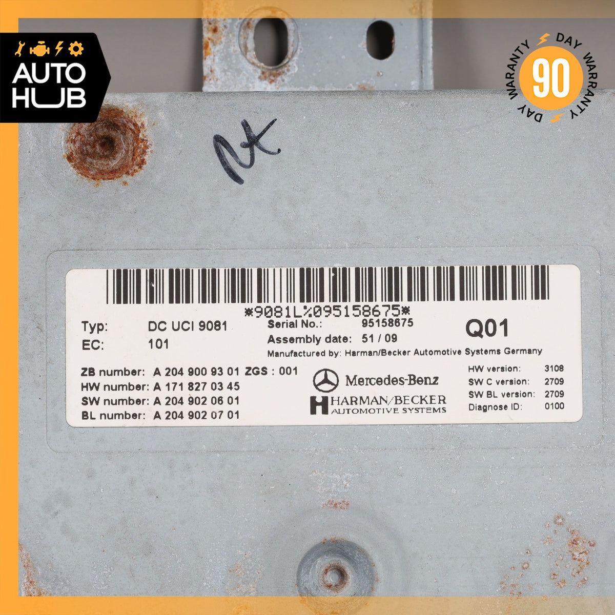 Mercedes W221 S550 S63 CL550 SLK350 Communication Interface Module OEM - photo 6