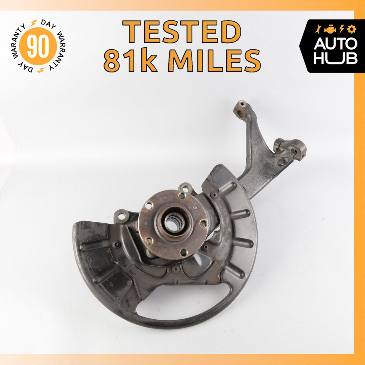 03-07 Bentley Continental GT Coupe Front Right Side Spindle Knuckle Hub OEM 81k - photo 1