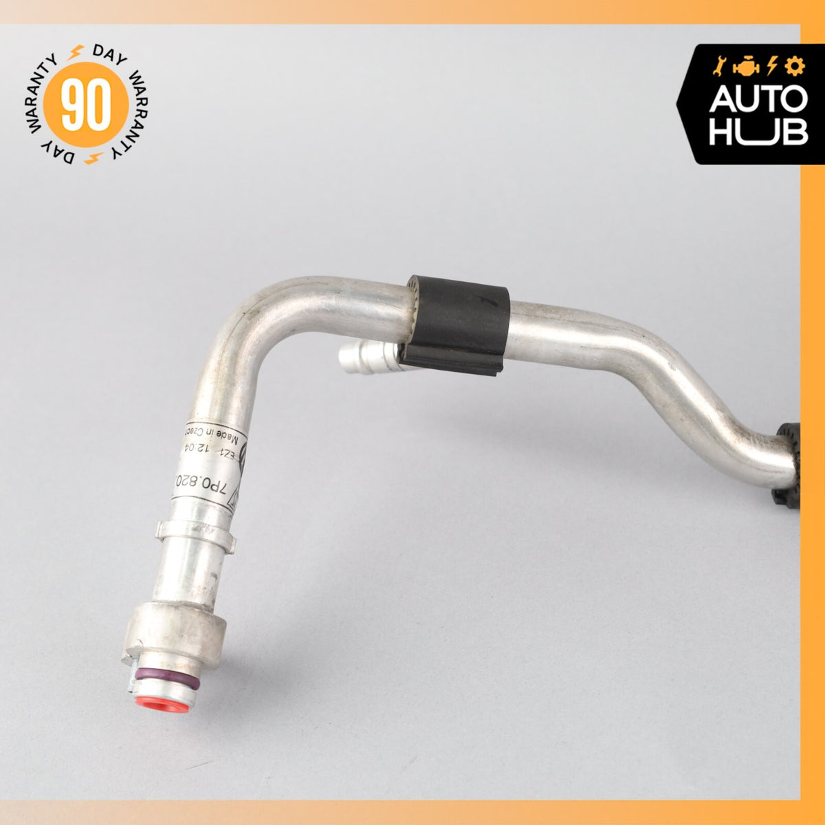 2012 Porsche Cayenne 958 Hybrid S AC A/C Air Conditioning Line Pipe Hose OEM - photo 2