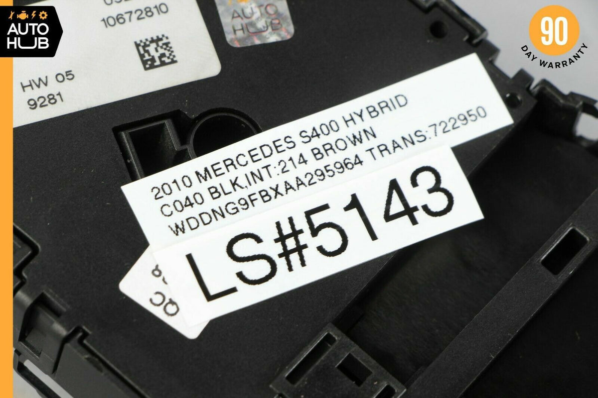 07-14 Mercedes W221 S400 CL550 Front Left Driver Seat Control Memory Switch OEM - photo 12