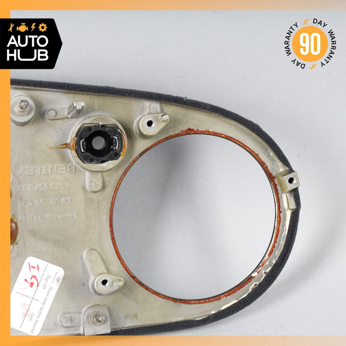 03-13 Bentley Continental GT GTC Dash Panel Speedometer Bezel Trim Wood OEM 31k - photo 17